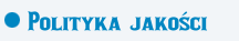 Polityka jakości